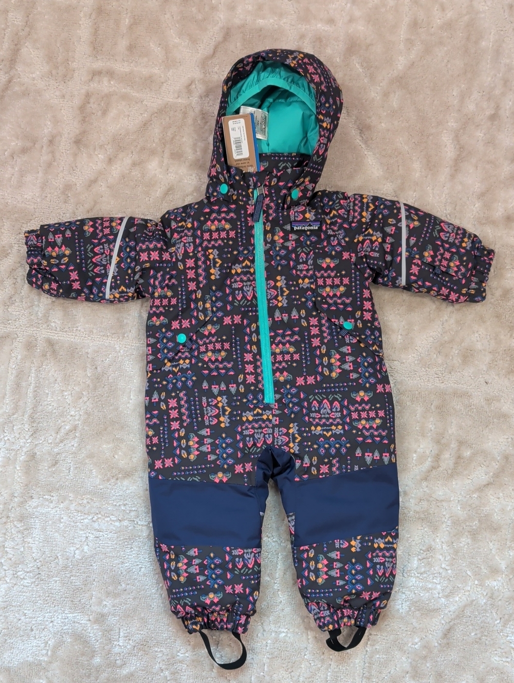 Patagonia Baby Snow Pile One-piece